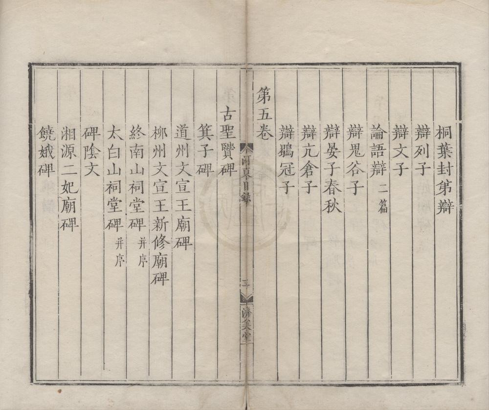 _河东先生集四十五卷外集二卷龙城录二卷__