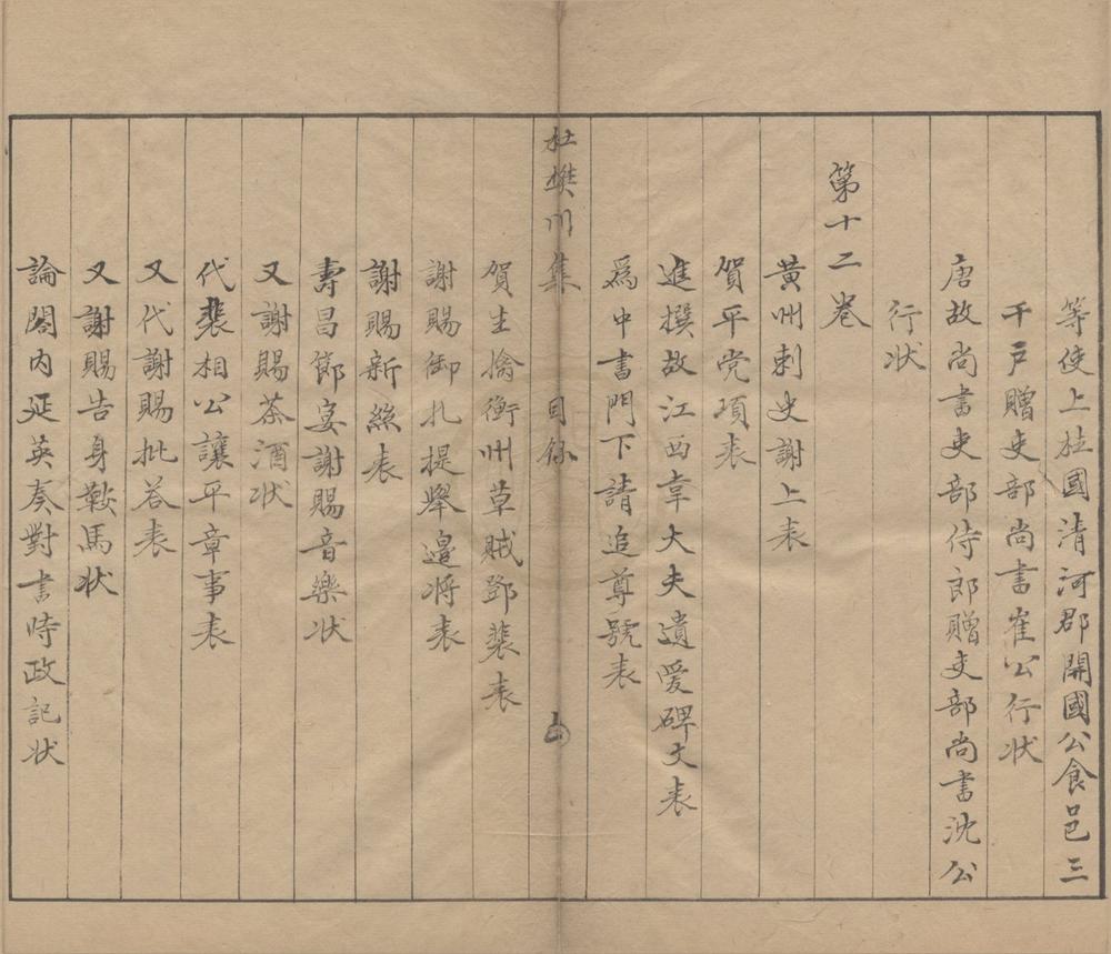 _杜樊川集十七卷__