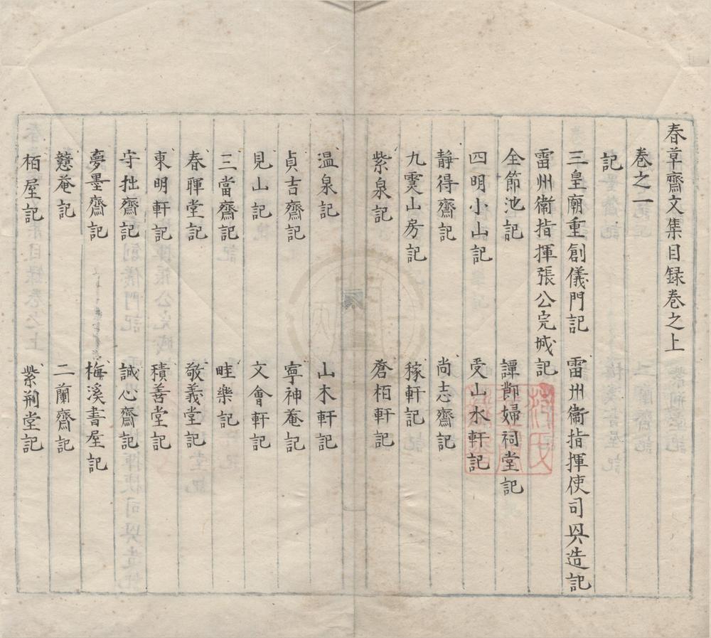 _春草斋文集十卷__