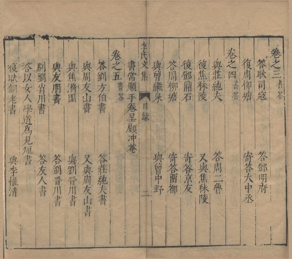 _李氏文集二十卷__
