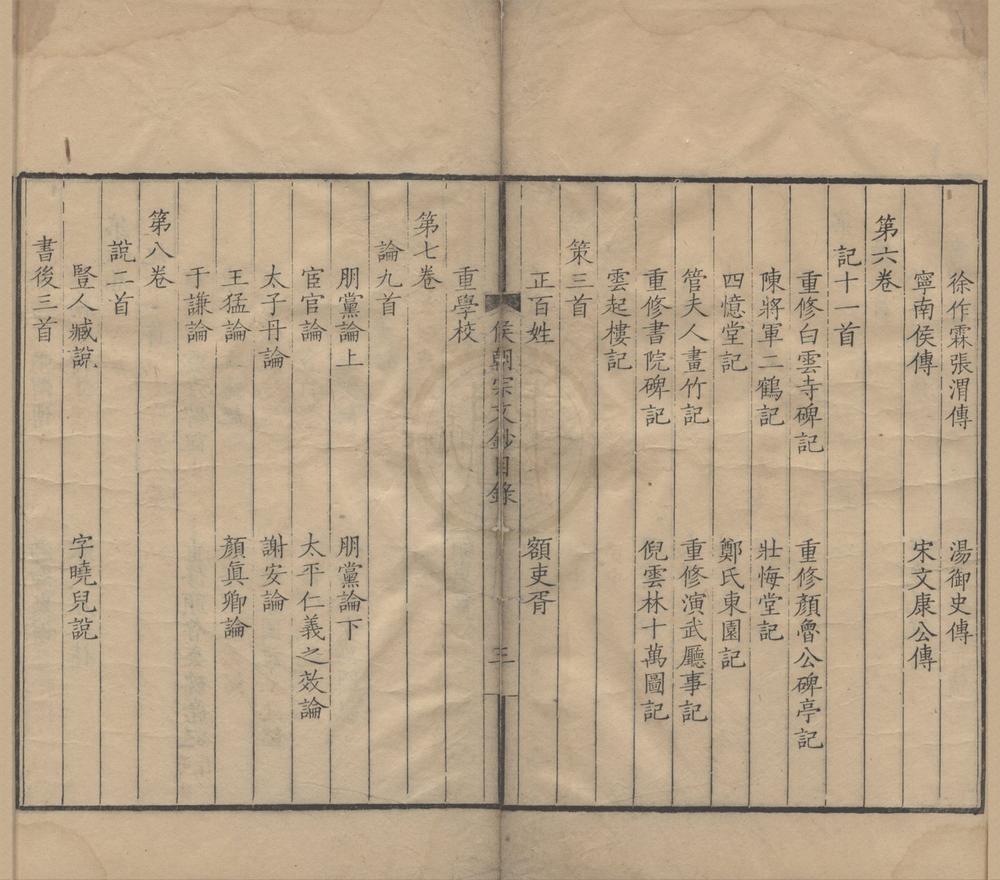 _国朝三家文钞（存一种）__