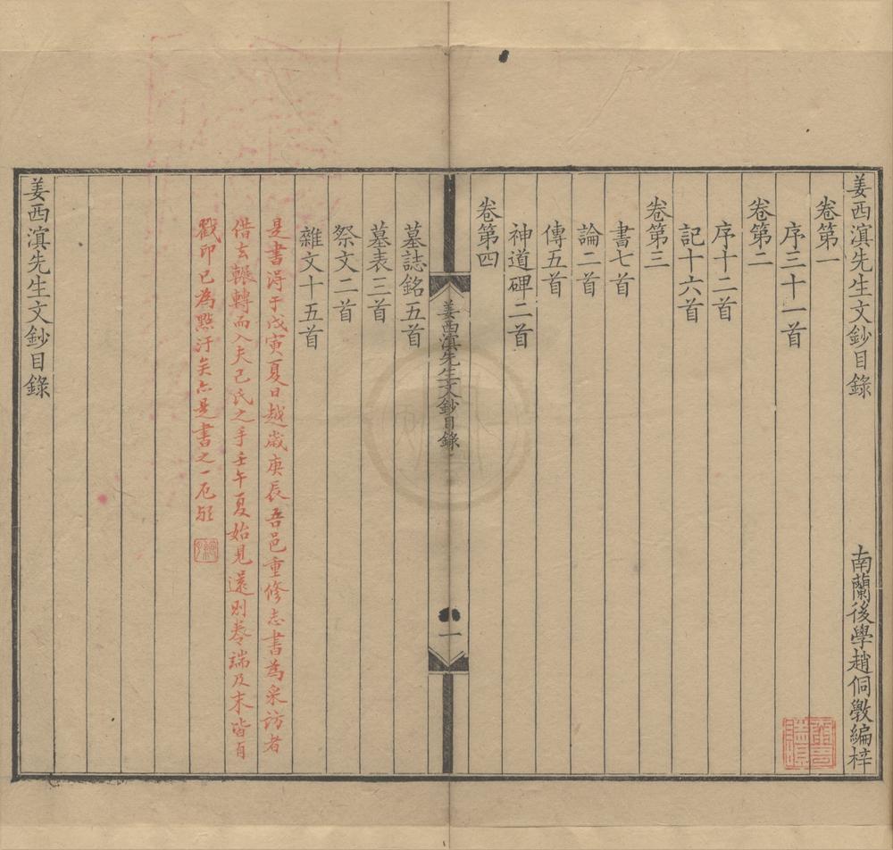 _姜西溟先生文钞四卷__