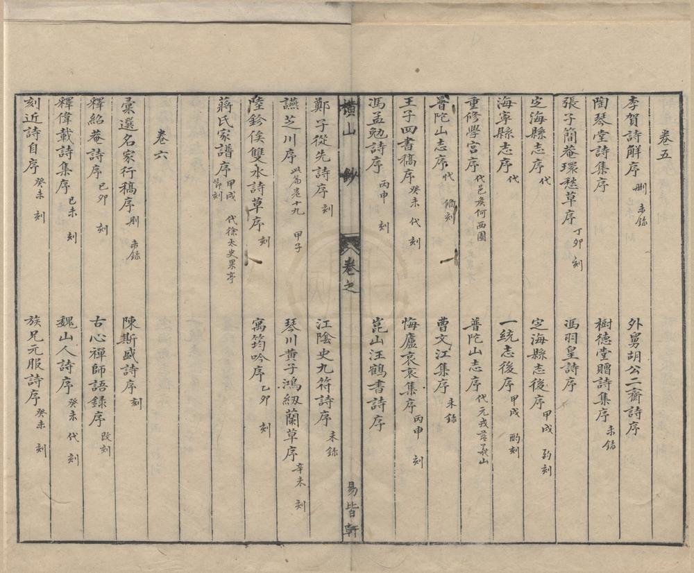 _横山文钞二十五卷__