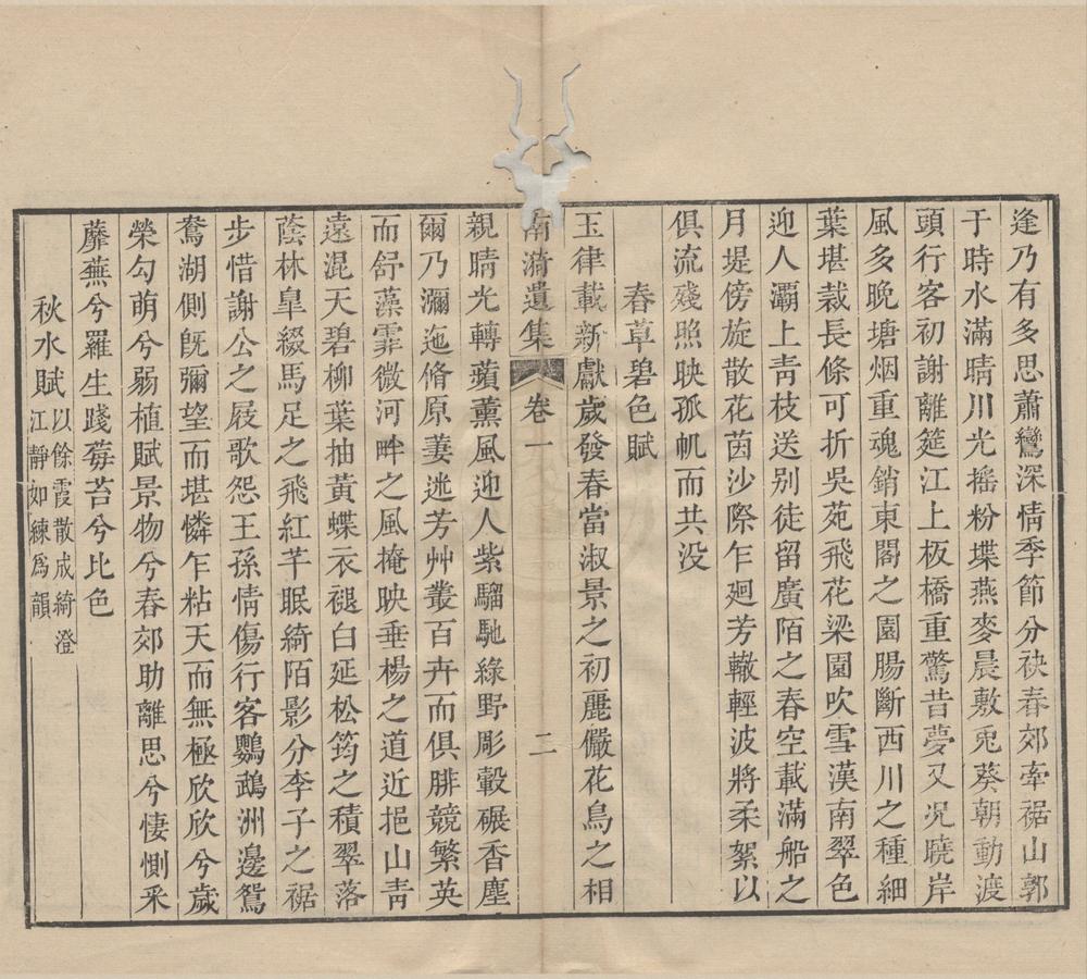 _南漪先生遗集四卷__