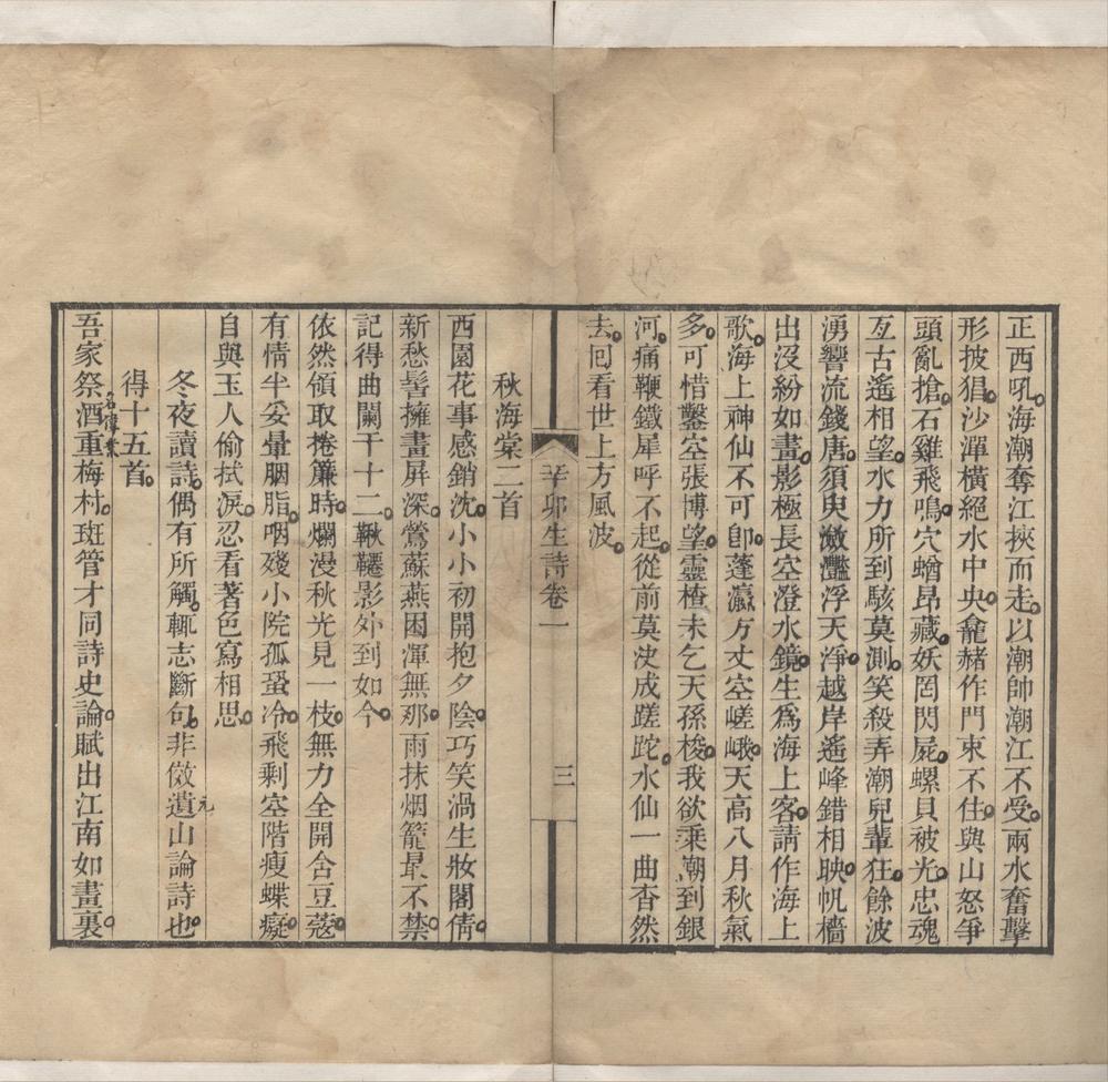 _辛卯生诗四卷__