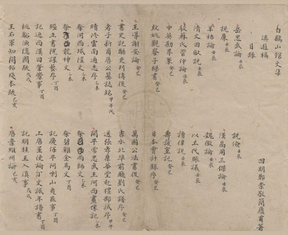 _白鹤山馆文集不分卷__