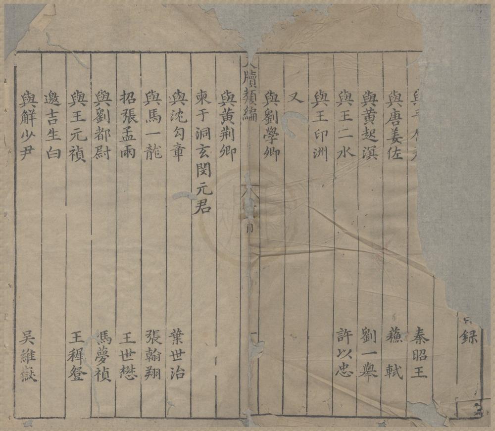 _新镌古今名公尺牍汇编选注四卷__