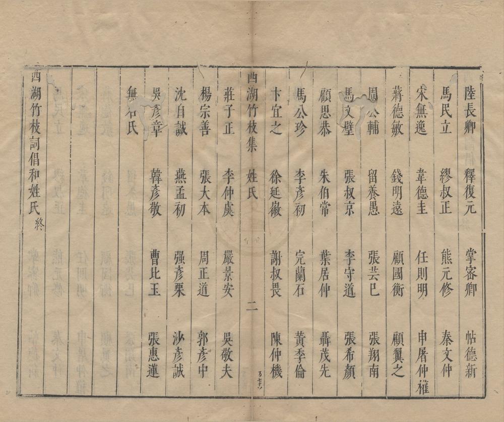 _西湖竹枝集一卷杨铁崖香奁集一卷__