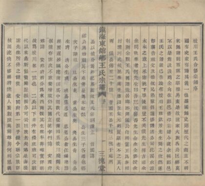 4146 浙江镇海镇海东馆王氏宗谱二卷 0222174859 1.jpg