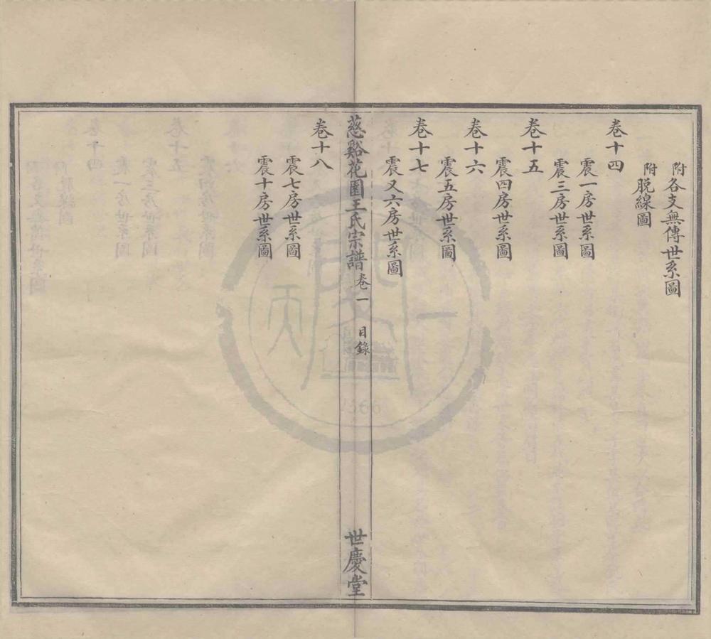 _(浙江宁波)慈溪花园王氏宗谱十八卷__