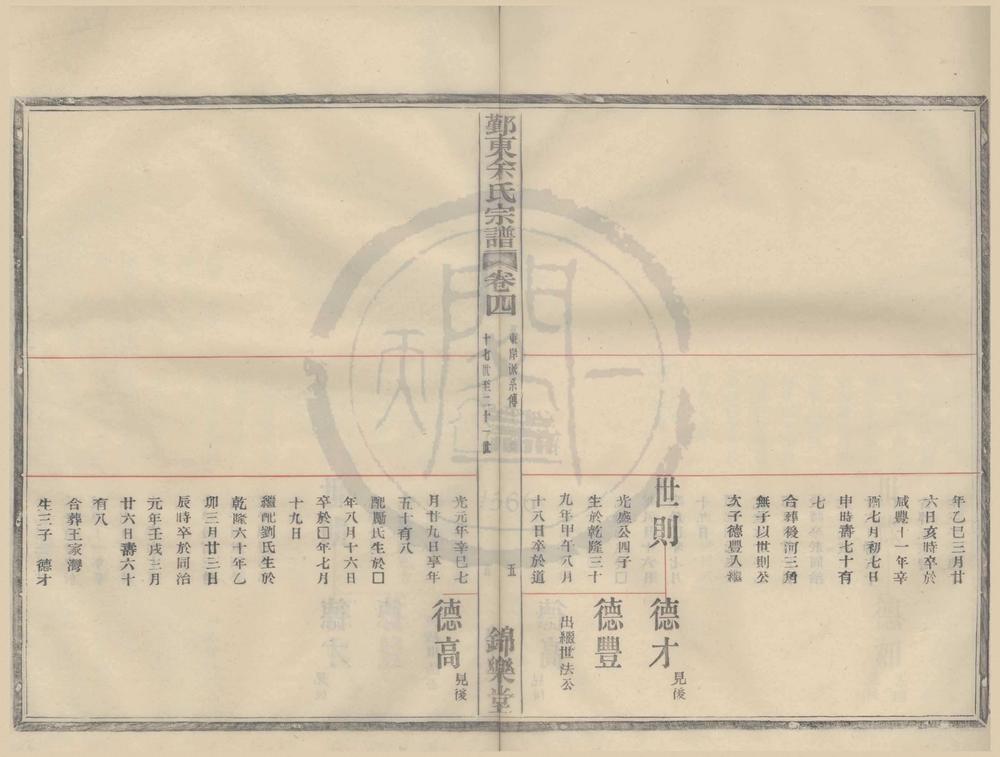 _(浙江宁波)鄞东冰厂跟余氏宗谱十六卷__