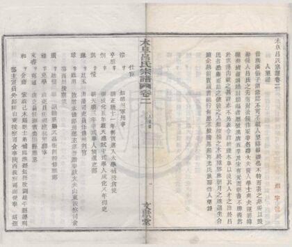 4186 浙江鄞县木阜吕氏宗谱卷 0222175215 1.jpg