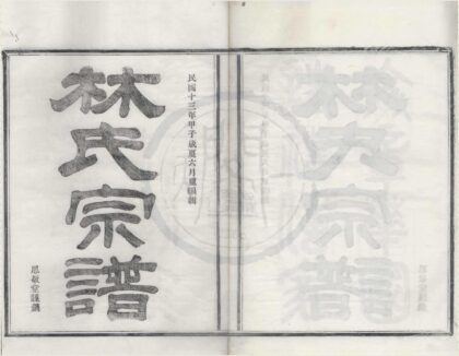 4228 浙江鄞县新江林氏宗谱十卷首一卷 0222175536 1.jpg
