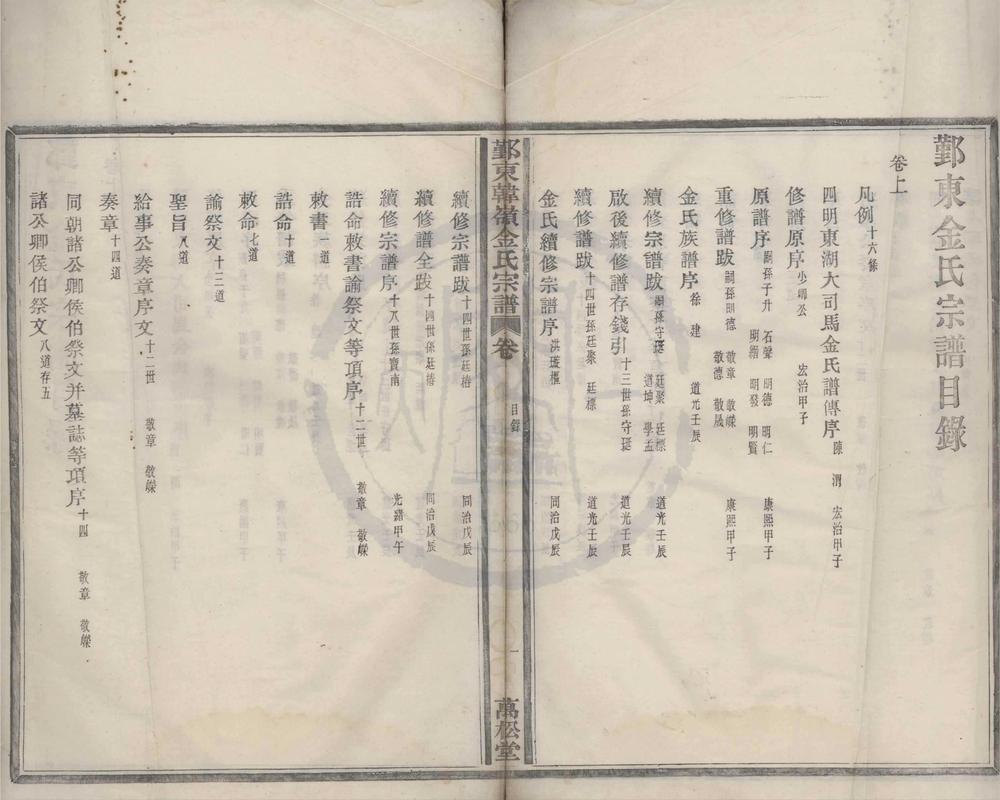 _(浙江鄞县)鄞东金氏宗谱四卷首一卷__
