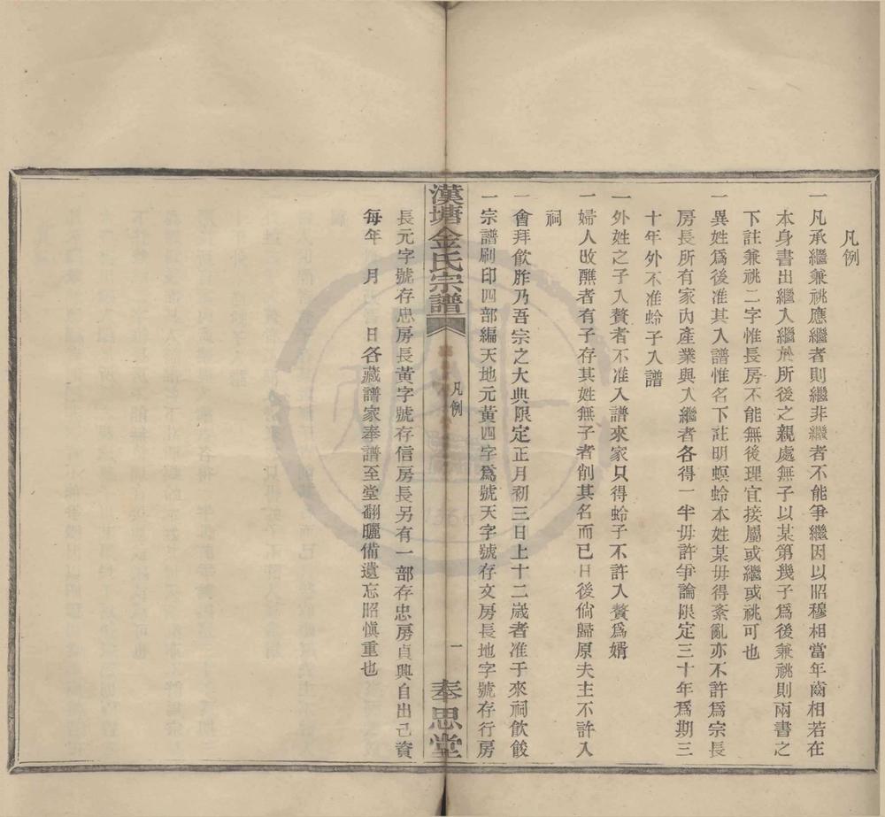 _(浙江宁波)汉塘金氏宗谱二卷__