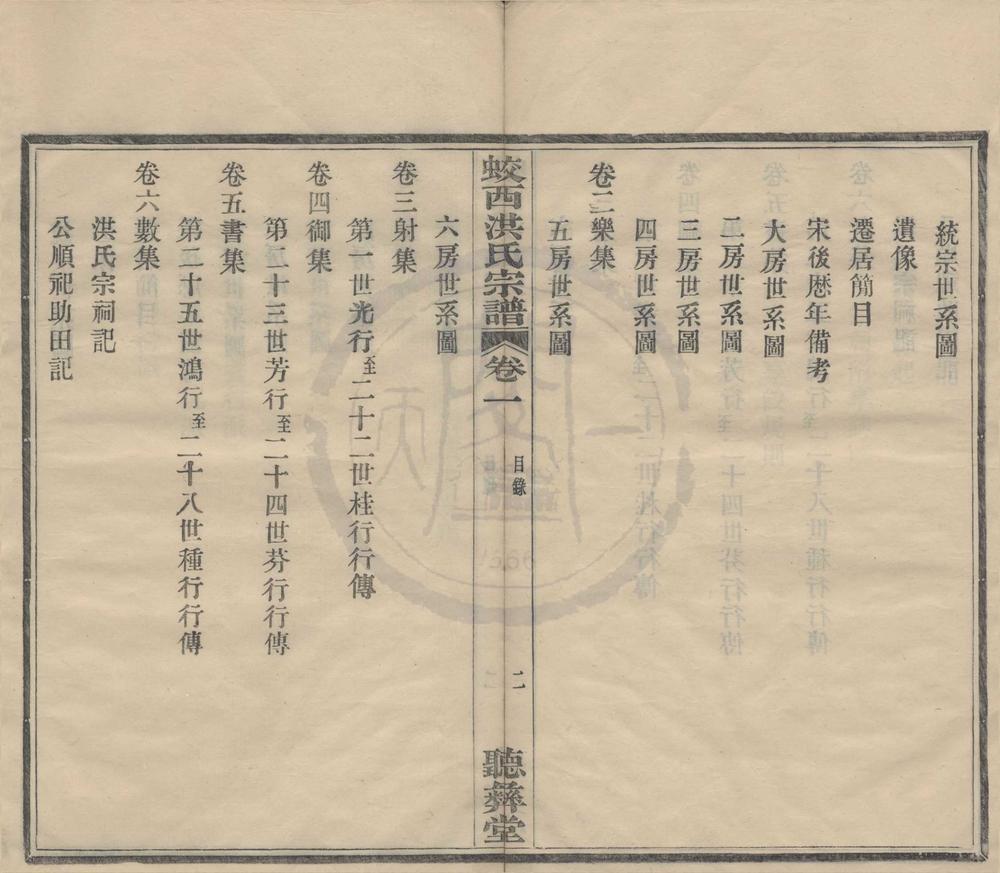 _(浙江镇海)蛟西洪氏宗谱六卷__