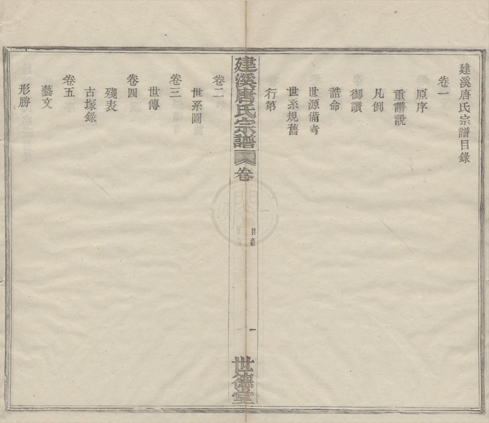 _(浙江鄞县)建溪唐氏宗谱六卷__