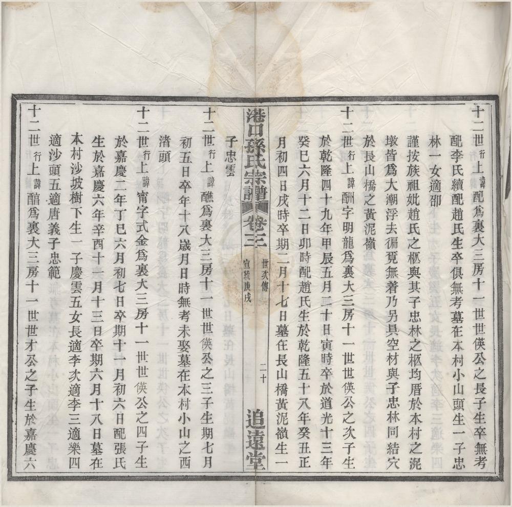 _(浙江宁波)港口孙氏宗谱卷__