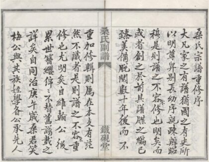 4315 浙江鄞县鄞东桑氏副谱不分卷 0222180258 1.jpg