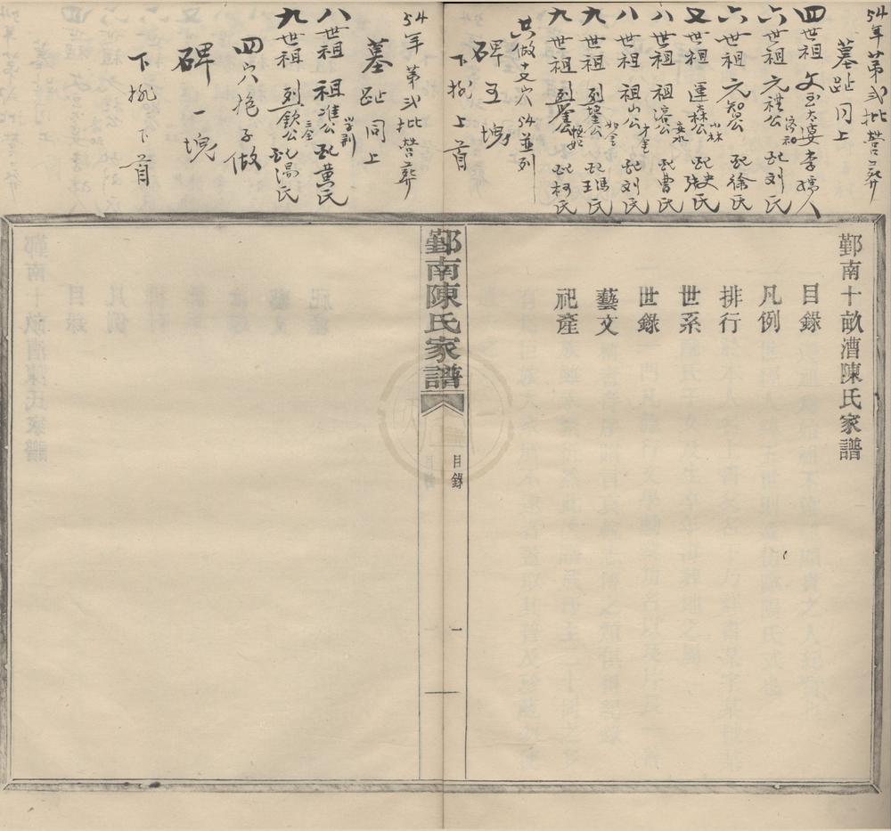 _(浙江鄞县)鄞南十亩漕陈氏宗谱不分卷__