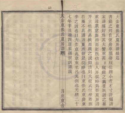 4371 浙江鄞县大步东张氏夏房谱四卷 0222180748 1.jpg