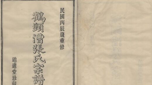 4375 浙江鄞县鹤颈漕张氏家谱十六卷首一卷 0222180807 1.jpg