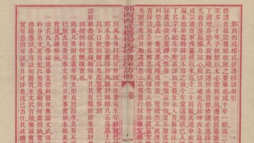 4443 浙江鄞县鄞西西成桥杨氏修谱采访册不分卷 0222181409 1.jpg