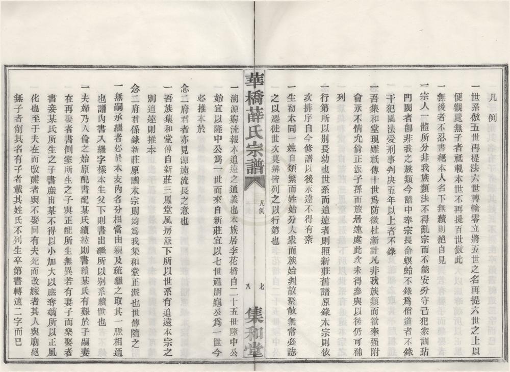 _(浙江鄞县)华侨薛氏集和堂宗谱不分卷__