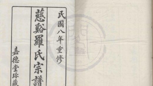 4515 浙江慈溪慈溪罗氏宗谱三十六卷首一卷 0222181913 1.jpg