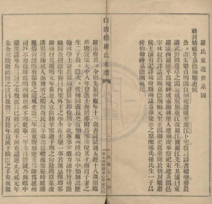 4516 浙江慈溪白唐桥罗氏支谱不分卷 0222181917 1.jpg