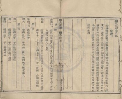 4521 浙江奉化顾氏家谱卷 0222181939 1.jpg