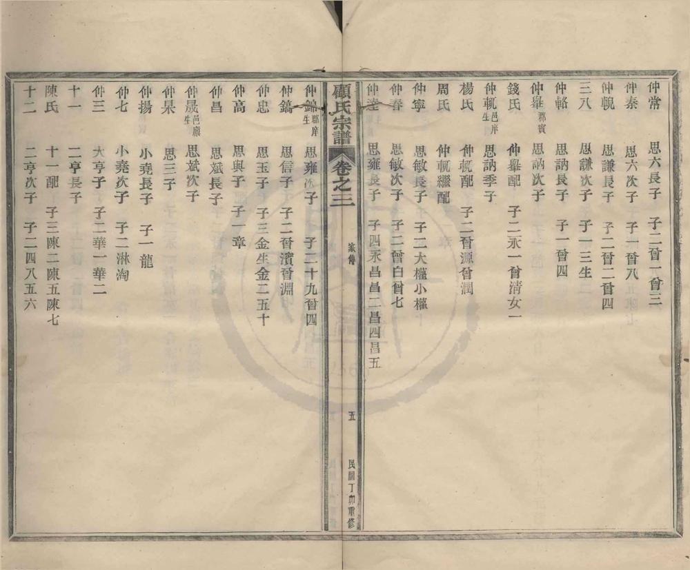 _(浙江奉化)顾氏家谱卷__