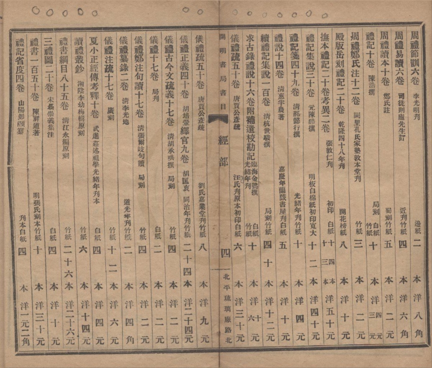 _开明书局书目不分卷__