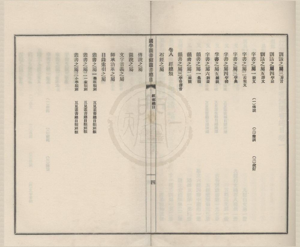 _江苏省立国学图书馆图书总目四十四卷补编十二卷__
