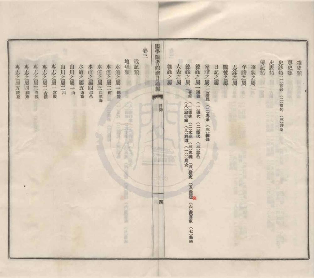 _江苏省立国学图书馆图书总目四十四卷补编十二卷__