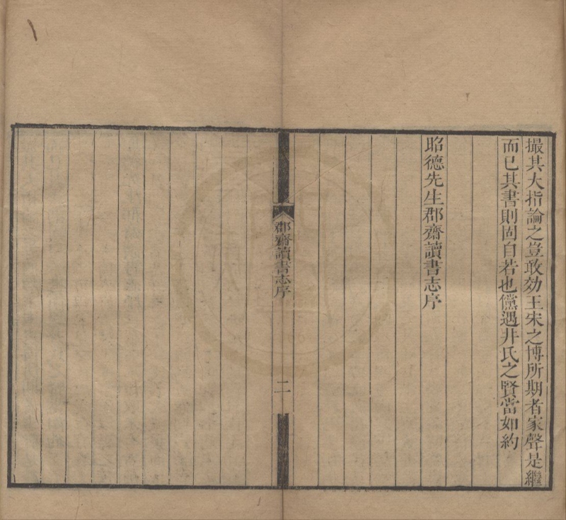 _昭德先生郡斋读书志四卷后志二卷__