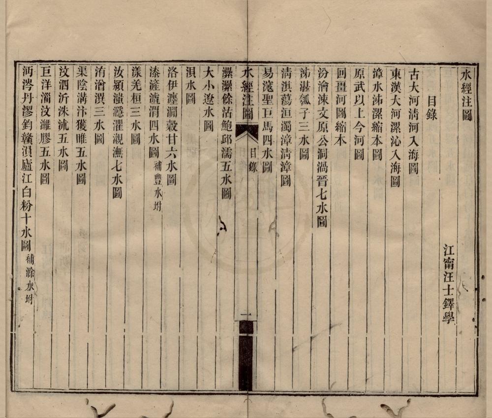 _水经注图一卷附录一卷__