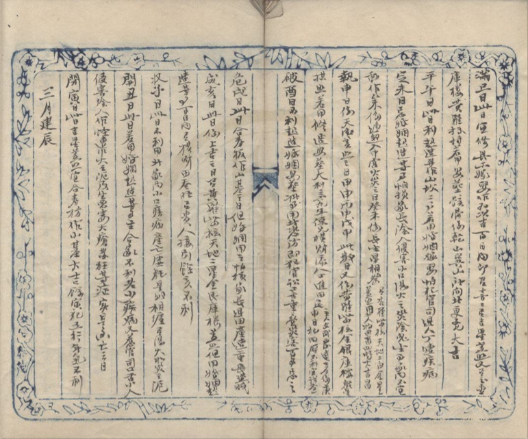 _明朝吏部大堂董艮峰先生蒙张天师精选长历流年通书不分卷__