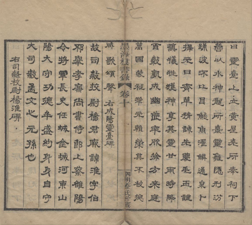 _墨海楼书录卷__