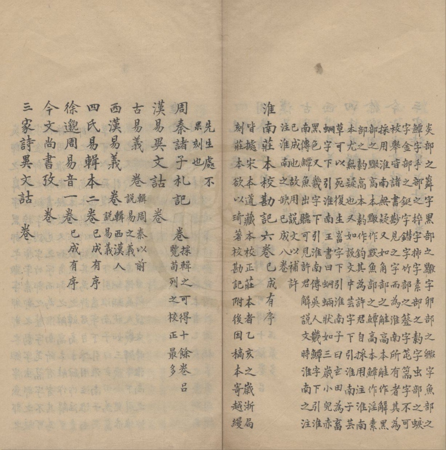 _汉孳室着书目一卷__