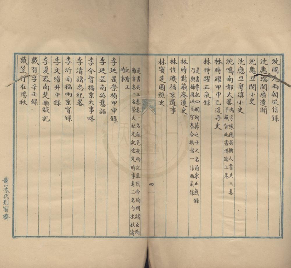 _征访明季遗书目一卷__