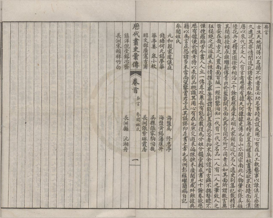 _历代画史汇传七十二卷首一卷附录二卷__