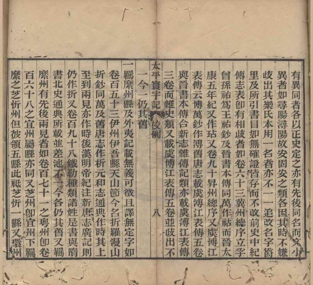 _太平寰宇记二百卷目録二卷__
