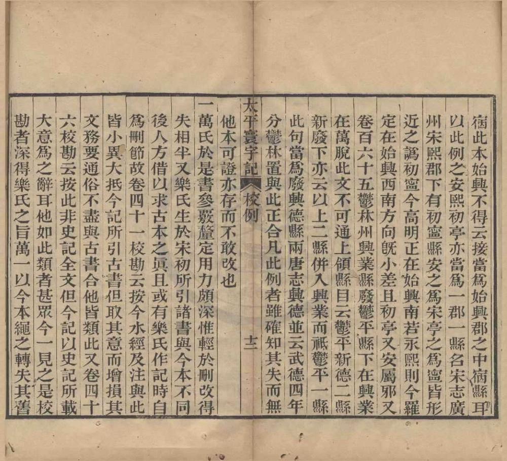_太平寰宇记二百卷目録二卷__