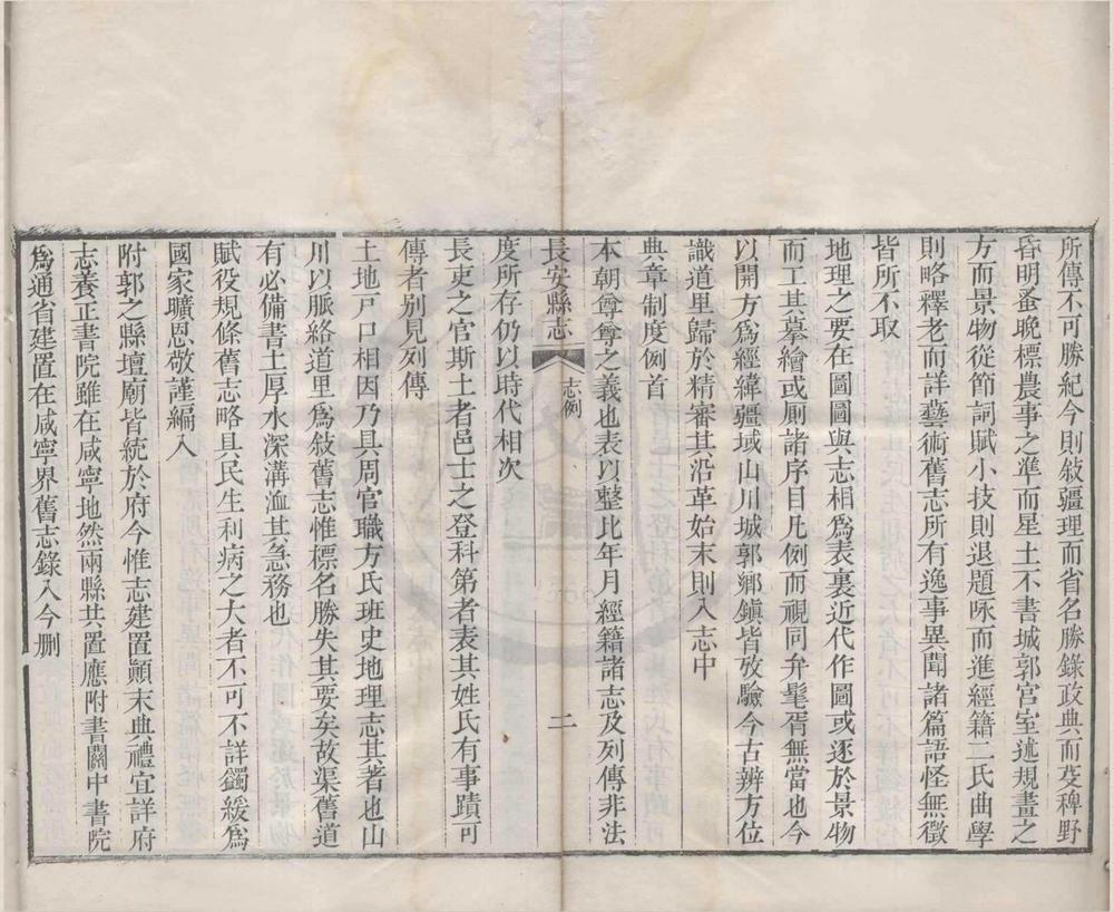 _(嘉庆)长安县志三十六卷__