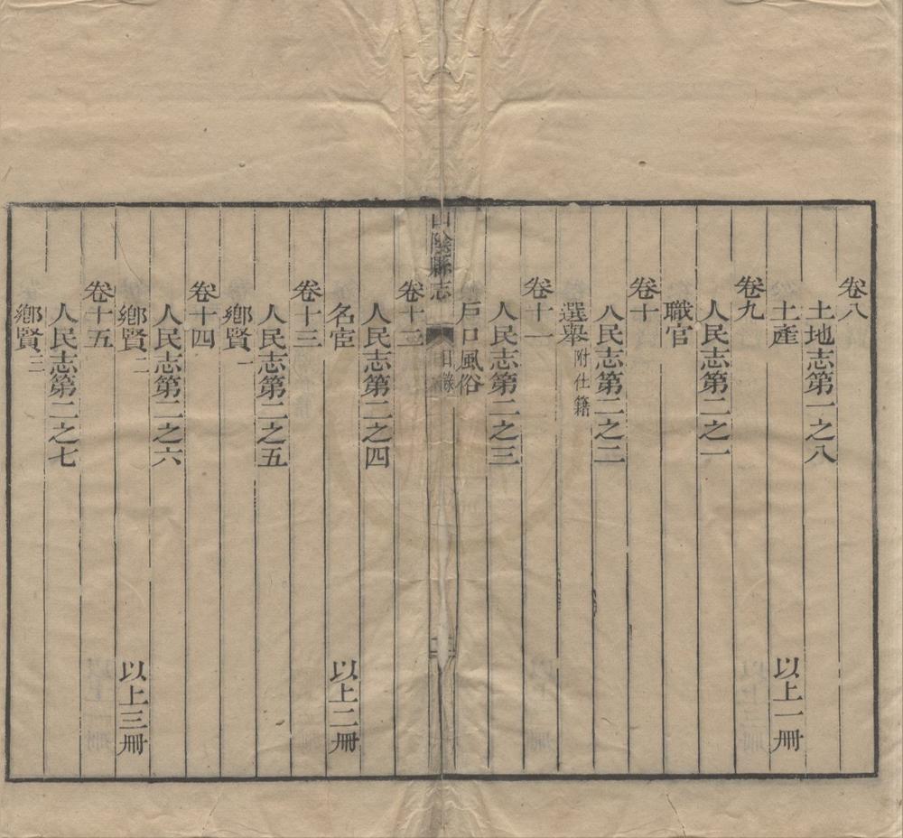 _(嘉庆)山阴县志三十卷首一卷__