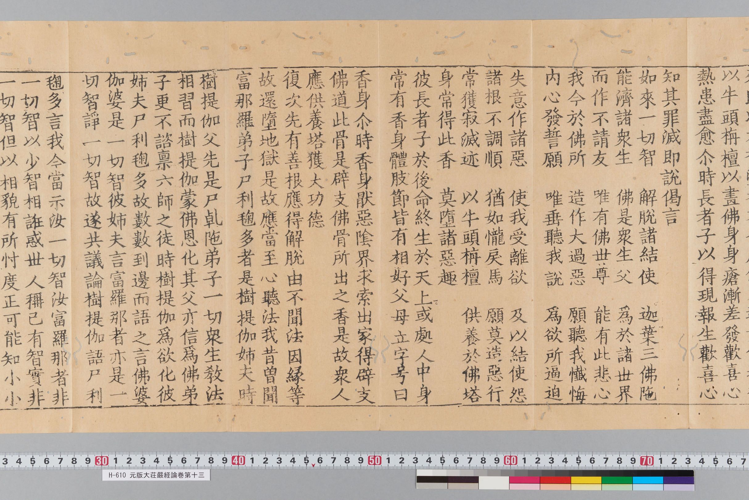 元版大荘嚴経論巻第十三-