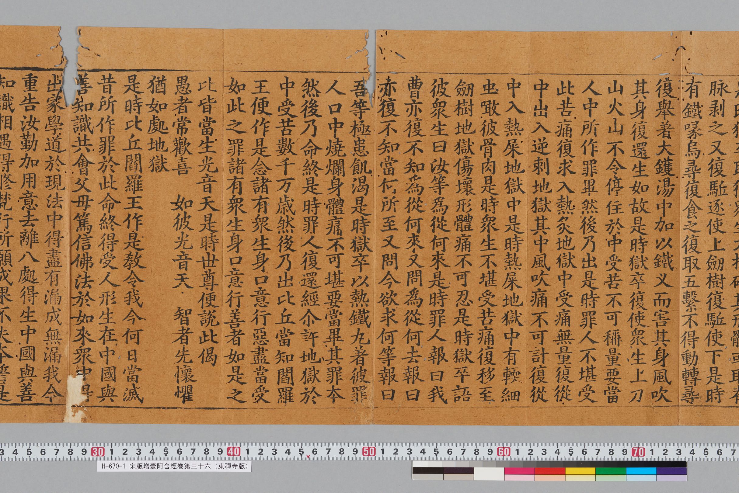 宋版増壹阿含經巻第三十六（東禪寺版）-