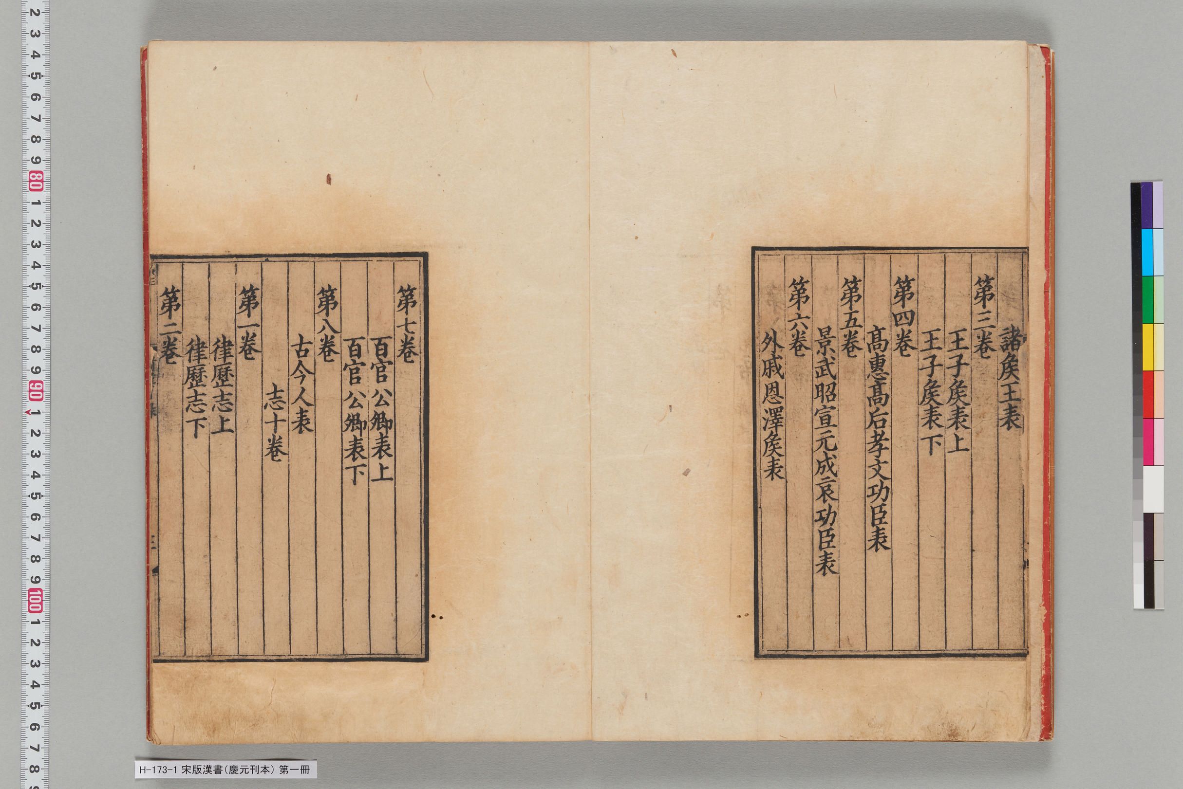 宋版漢書（慶元刊本）_第一冊-