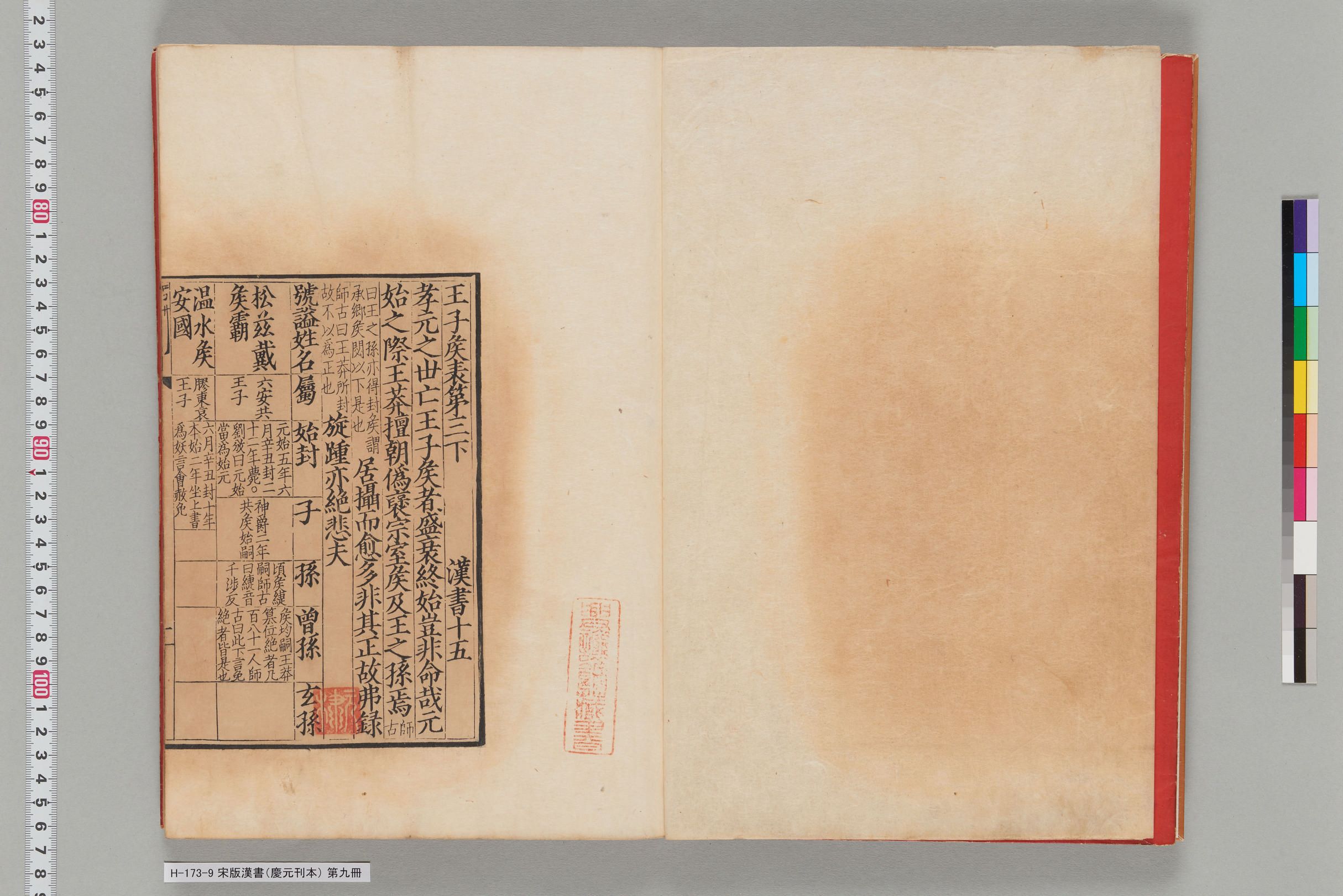 宋版漢書（慶元刊本）_第九冊-